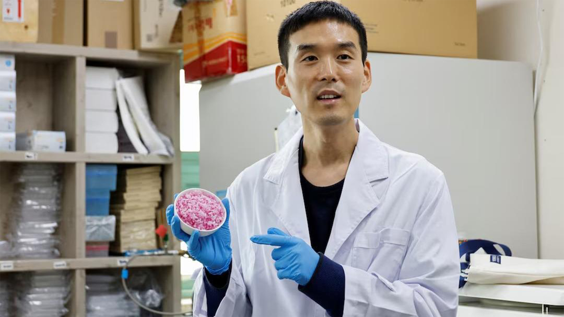Would you eat lab-grown beef rice?