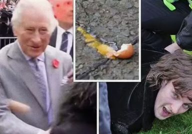 From royalty to ministers: How egging became a protest tool