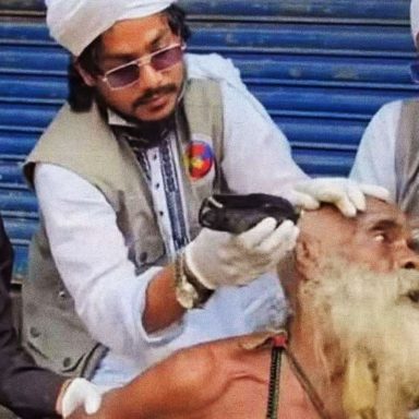 Viral video of an old man cutting his beard and hair, what really happened?