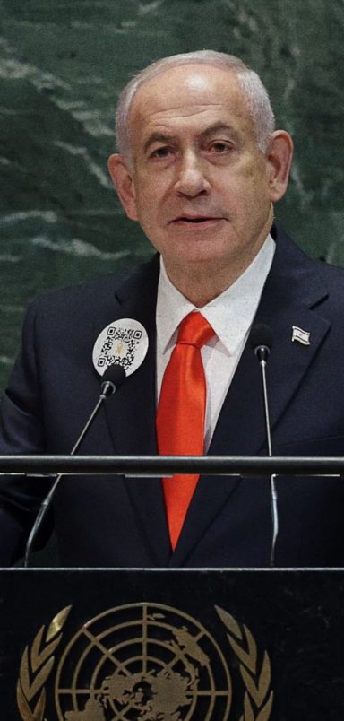 Which countries reportedly walked out of Netanyahu’s UN address