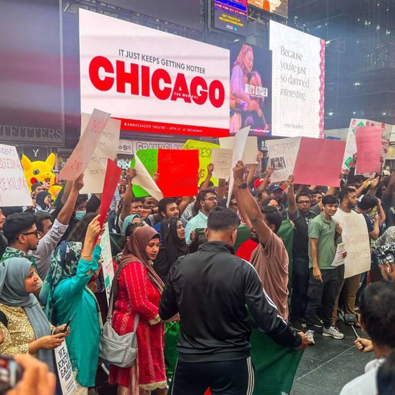 Why do expatriate Bangladeshis engage in their homeland's political affairs?