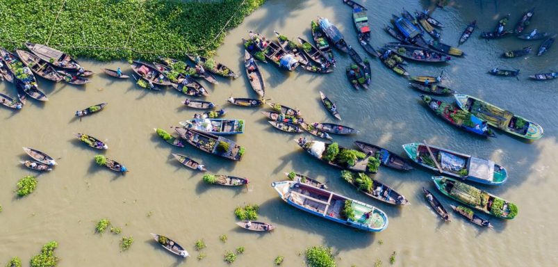 A morning at Bangladesh’s Boithakata floating bazaar