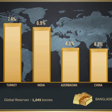 Which countries bought the most gold in 2024?