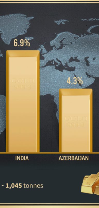 Which countries bought the most gold in 2024?