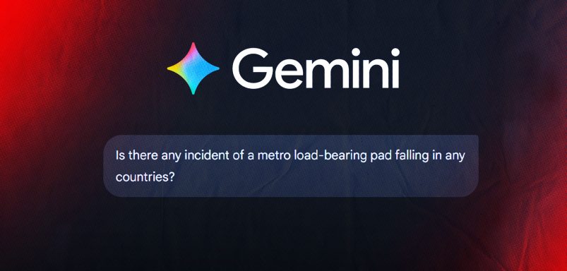 We asked 4 popular AIs if there was any incident of metro load-bearing pads falling in any country. Here's what they replied