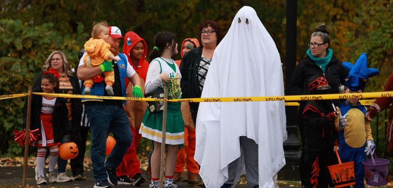 Where did Halloween's costumes, pumpkins and trick-or-treating come from?