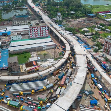 Expressway rises over Muktarpur but life below drowns in chaos