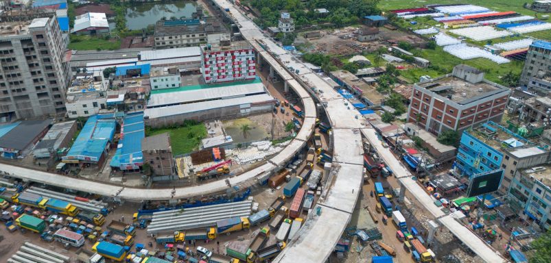 Expressway rises over Muktarpur but life below drowns in chaos