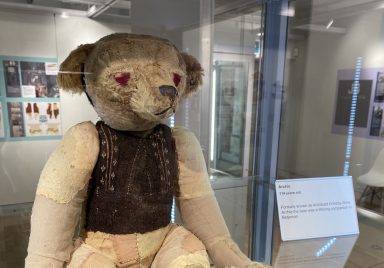 Why were teddy bears once considered dangerous for children?