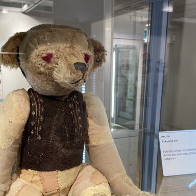 Why were teddy bears once considered dangerous for children?