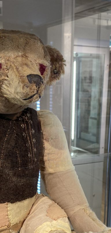 Why were teddy bears once considered dangerous for children?