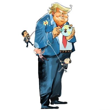 How the US president is reshaping the world in his own image