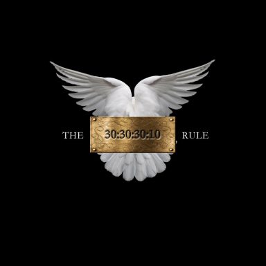 What is the 30:30:30:10 rule for finances and how should you use it?