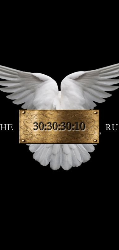 What is the 30:30:30:10 rule for finances and how should you use it?