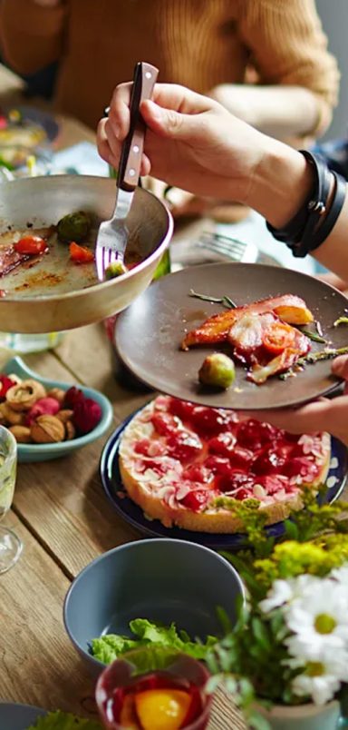 Why do humans enjoy the tradition to feast together?