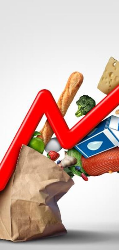 Which expense category saw the most inflation last month?