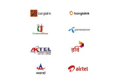 The evolution of Bangladesh’s mobile operator logos