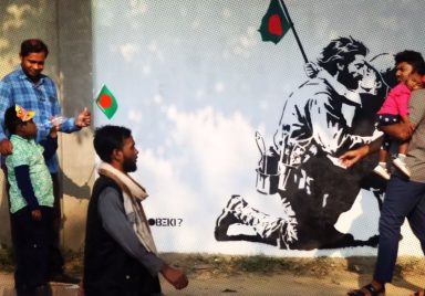 What does HOBEKI?’s new Subodh graffiti at Agargaon really mean?