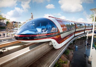What is monorail and how does it differ from metro rail?
