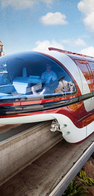What is monorail and how does it differ from metro rail?