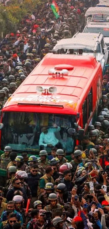 What’s inside the special bulletproof bus Tarique Rahman is using?