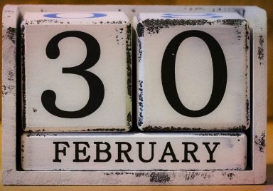 February 30th - A day that only came once in history