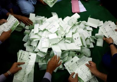 How the results are generated after voting in national election