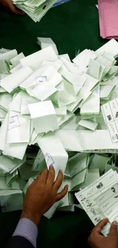 How the results are generated after voting in national election
