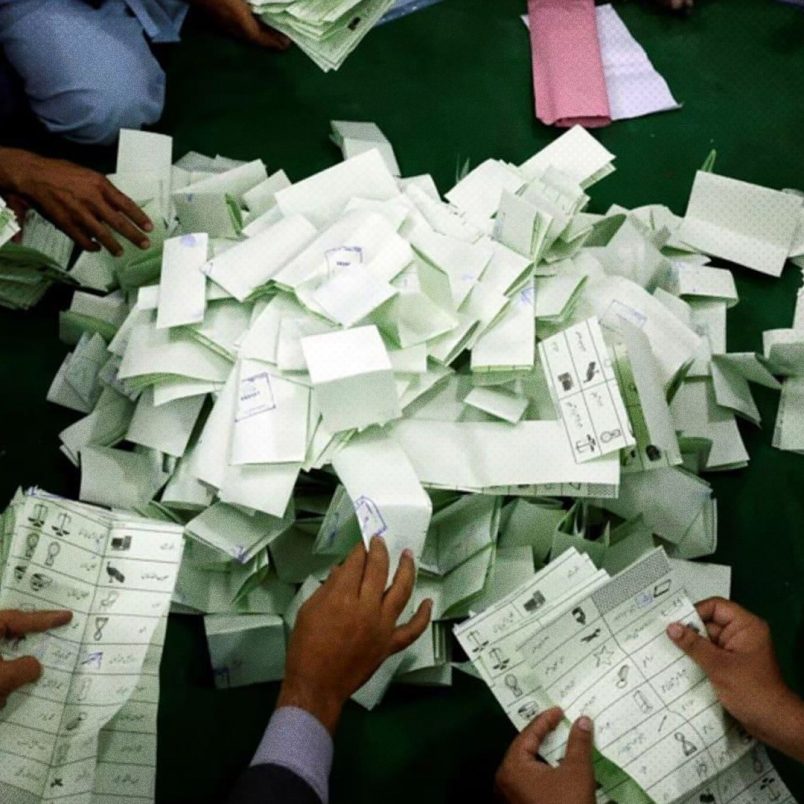How the results are generated after voting in national election
