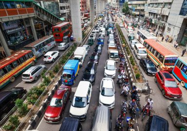 Which vehicles are banned and which are allowed during the election?