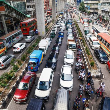 Which vehicles are banned and which are allowed during the election?