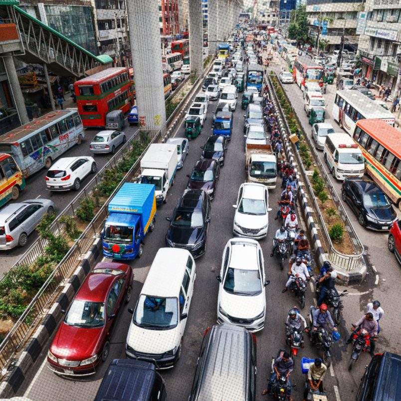 Which vehicles are banned and which are allowed during the election?