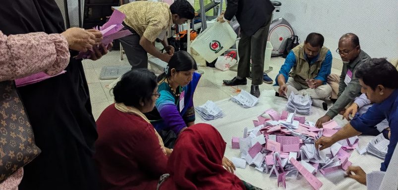 Why election results were delayed according to the election commission