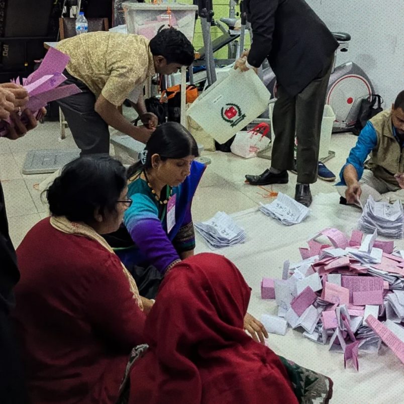 Why election results were delayed according to the election commission