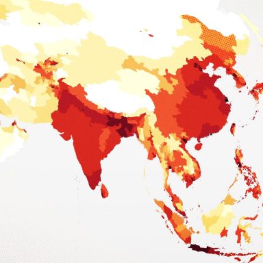 Top 15 most populous nations in Asia 2026