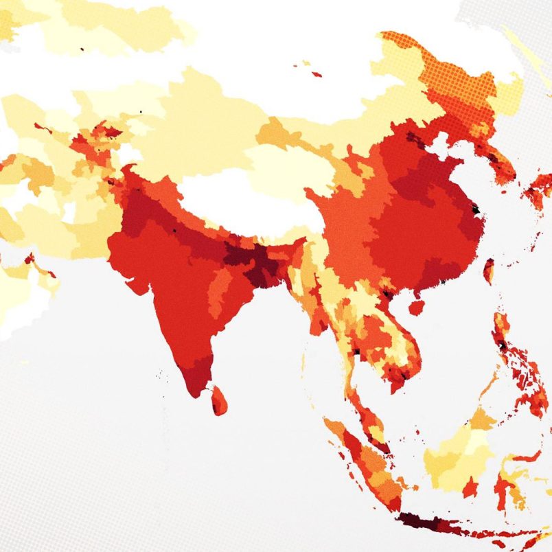 Top 15 most populous nations in Asia 2026