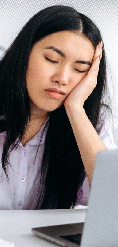 Why do some people stay sleepy even after drinking coffee?