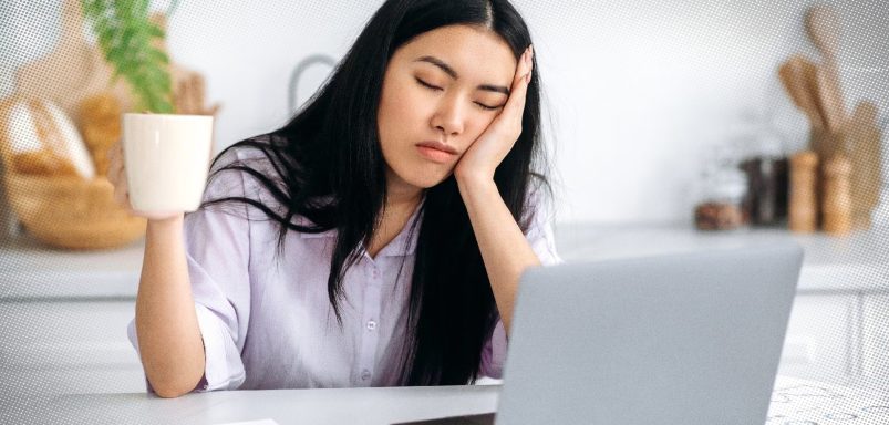 Why do some people stay sleepy even after drinking coffee?