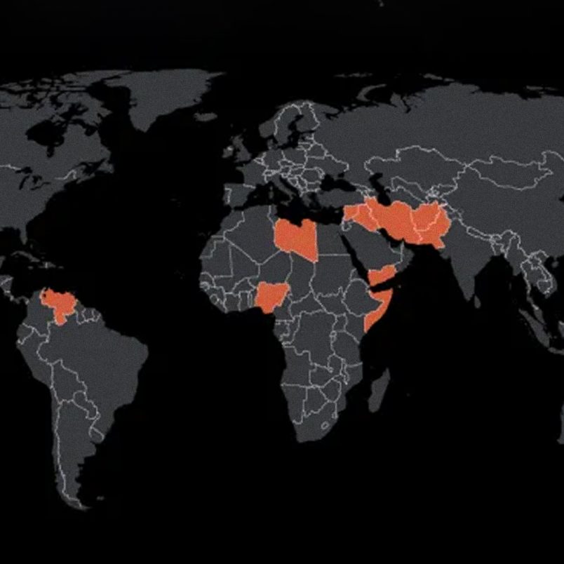 How many countries has the US bombed in 26 years and at what cost?