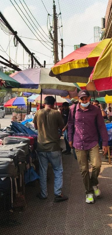 Why do footpaths remain occupied despite repeated evictions?