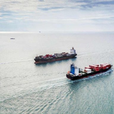 What passes through the Strait of Hormuz?