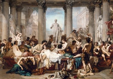 How did the customs of April Fools' Day begin?