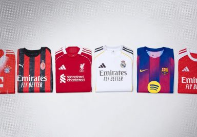 Which football clubs sold the most jerseys in 2025