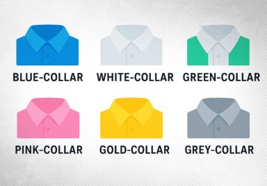 Why are jobs classified using collar colours?