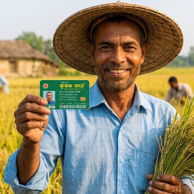 Who will get the farmer card and how will it be given?