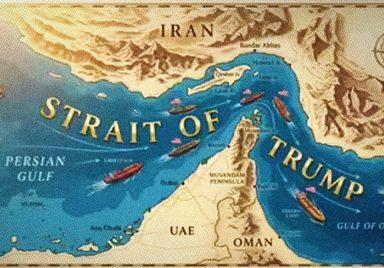 What message is Trump sending by changing the name of Hormuz?