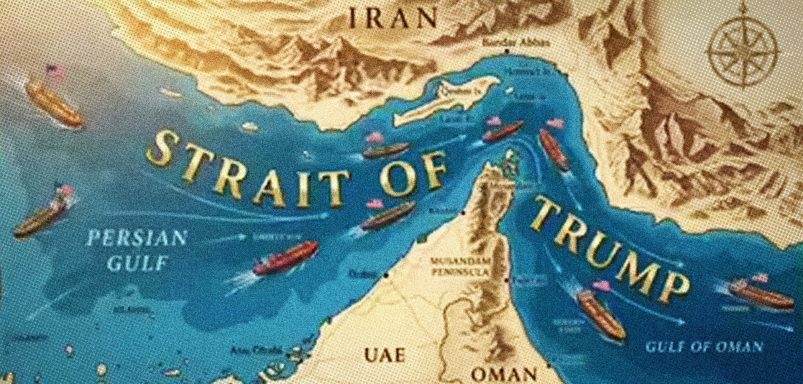 What message is Trump sending by changing the name of Hormuz?