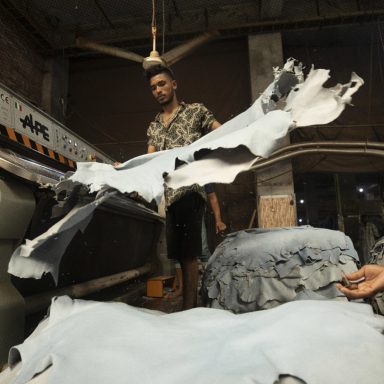 Which country is buying most of Bangladesh's leather?