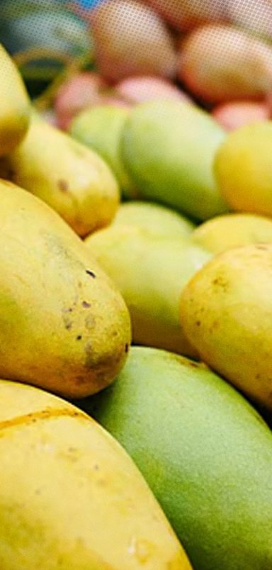 How can you identify chemically treated mangoes?