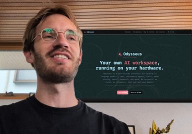 What is in PewDiePie's free self-hosted AI workspace Odysseus?
